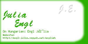julia engl business card